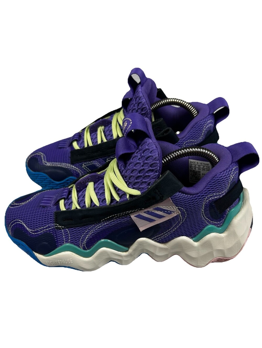 ADIDAS Exhibit B Candace Parker Hoop York City Basketball Shoes Womens Size 7.5